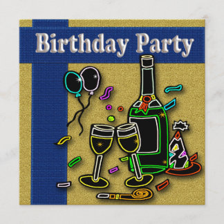 Adult Birthday Party Invitations