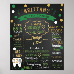 Adult Birthday smash cake sign board poster banner