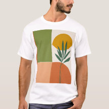 adult boho plant t-shirt