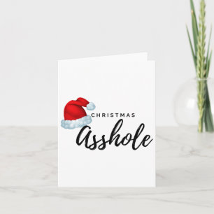 Adult Christmas Hole  Card