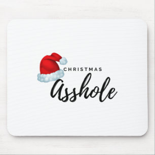 Adult Christmas Hole Mouse Mat
