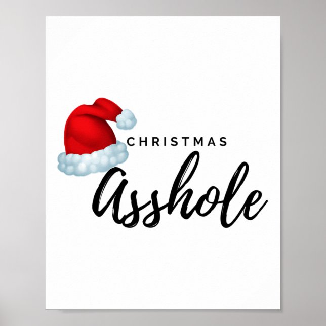 Adult Christmas Hole  Poster (Front)