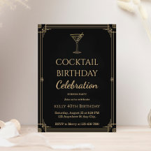 Adult Cocktail Party Birthday