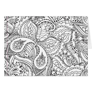 Adult Coloring Greeting Cards  Zazzle.co.uk