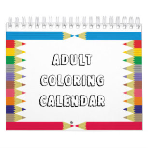 Adult Colouring Calendar