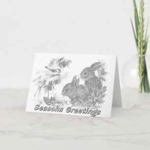 Adult Colouring Christmas Card