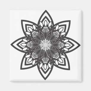 Adult Colouring: Mandala Magnet