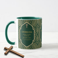 Adult CONFIRMATION Gift Blue Gold Man or Woman