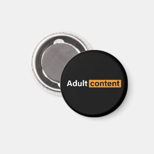 Adult Content Adult Humour Funny T-Shirt Magnet
