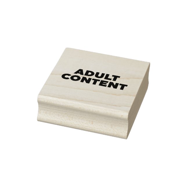 Adult Content Rubber Stamp (Stamp)