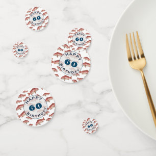 Adult Fisherman Party Red Snapper Fish Confetti