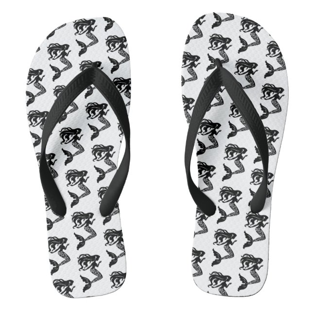 Adult Flip Flops-Mermaid Flops (Footbed)