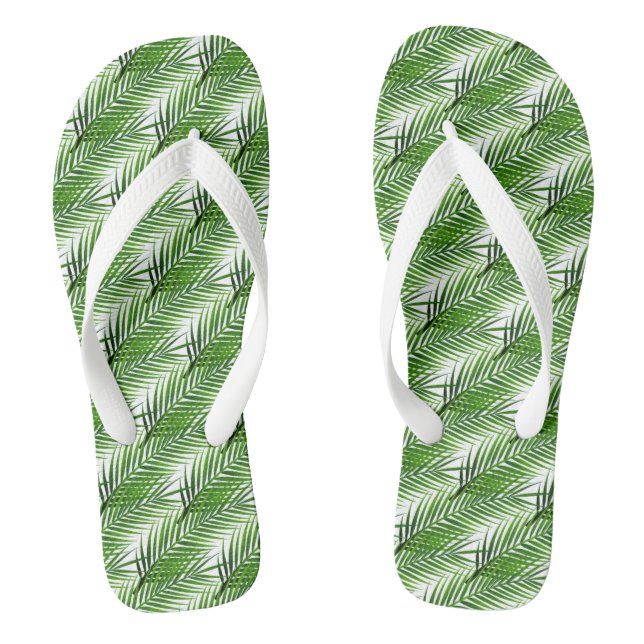 Adult Flip Flops-Palms Flip Flops (Footbed)