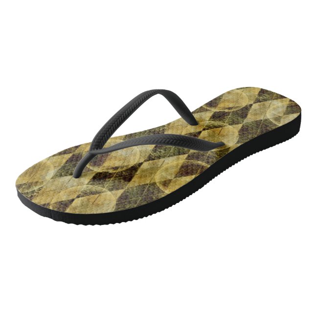 Adult Flip Flops, Slim Straps Flip Flops (Angled)