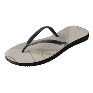 Adult Flip Flops, Slim Straps Flip Flops