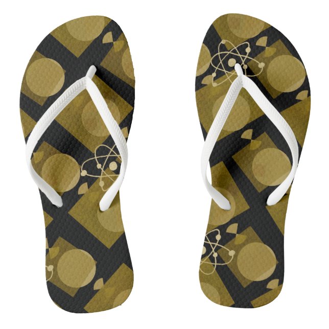 Adult Flip Flops, Slim Straps Flip Flops (Footbed)