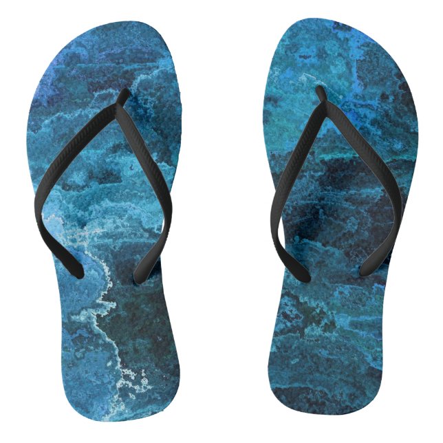 Adult Flip Flops, Slim Straps Flip Flops (Footbed)