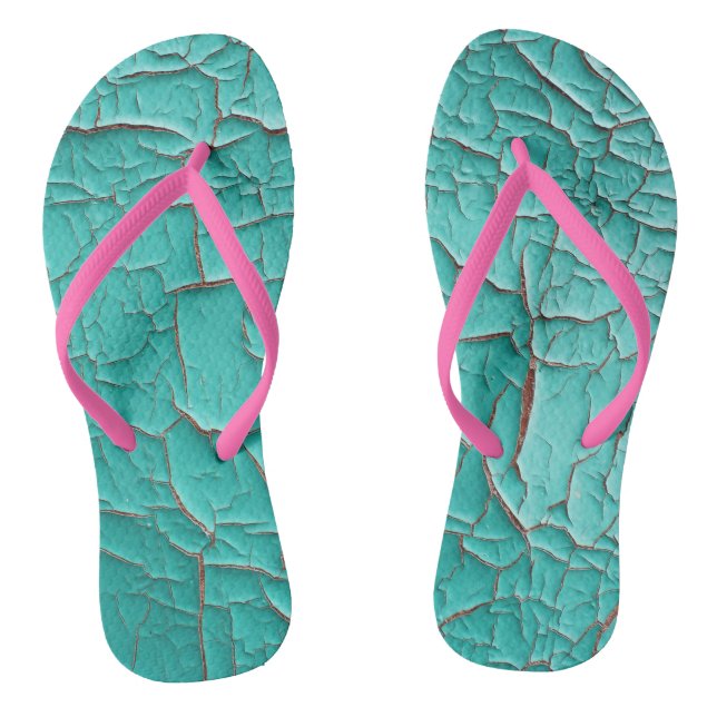 Adult Flip Flops, Slim Straps Flops (Footbed)