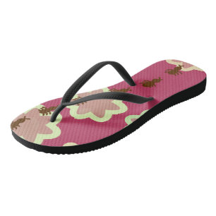 Adult Flip Flops, Slim Straps Flops