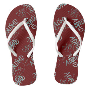 Adult Flip Flops, Slim Straps Flops