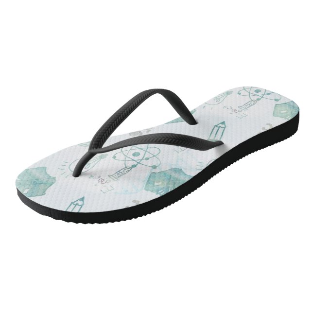 Adult Flip Flops, Slim Straps Flops (Angled)