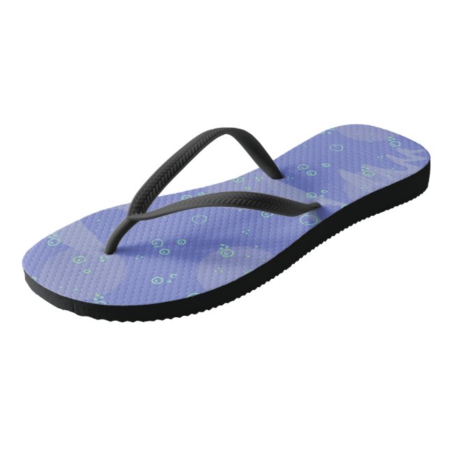 Adult Flip Flops, Slim Straps Flops (Angled)