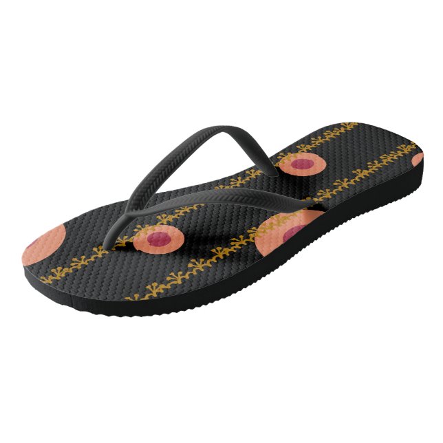 Adult Flip Flops, Slim Straps Flops (Angled)