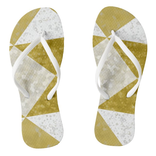 Adult Flip Flops, Slim Straps Flops (Footbed)