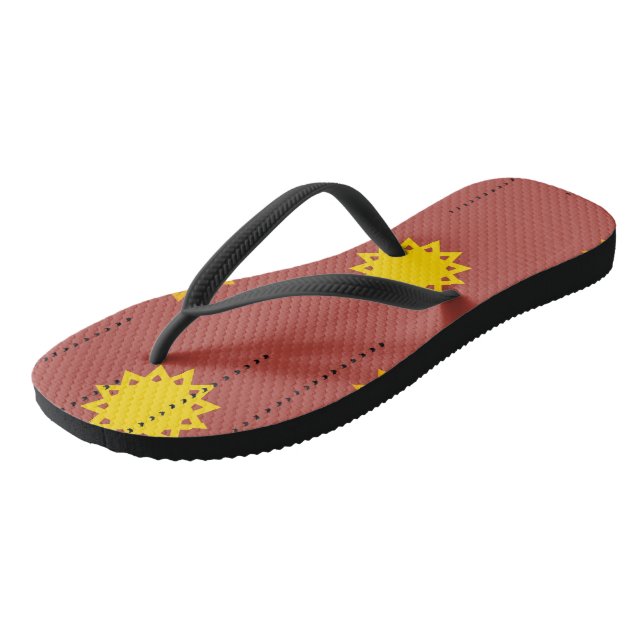 Adult Flip Flops, Slim Straps Flops (Angled)