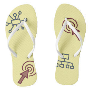 Adult Flip Flops, Slim Straps Flops