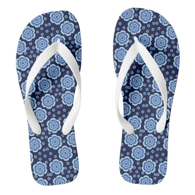 Adult Flip Flops, Wide Straps Flip Flops (Footbed)