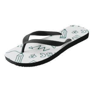 Adult Flip Flops, Wide Straps Flip Flops