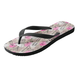 Adult Flip Flops, Wide Straps Flip Flops