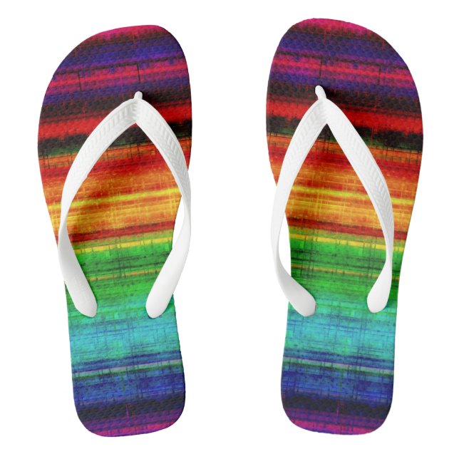 Adult Flip Flops, Wide Straps Flip Flops (Footbed)