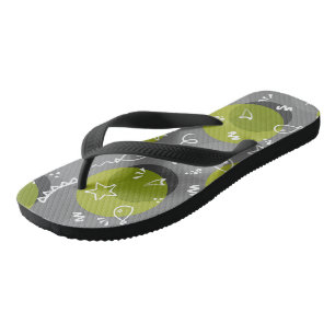 Adult Flip Flops, Wide Straps Flip Flops
