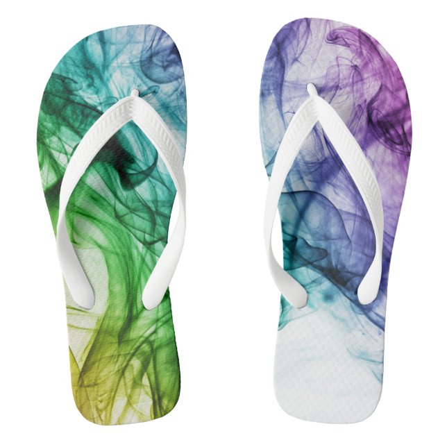 Adult Flip Flops, Wide Straps Flops (Footbed)