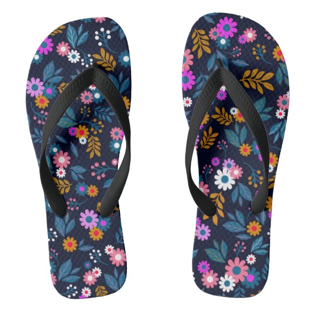 Adult Flip Flops, Wide Straps Flops (Footbed)