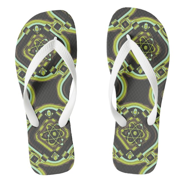Adult Flip Flops, Wide Straps Flops (Footbed)