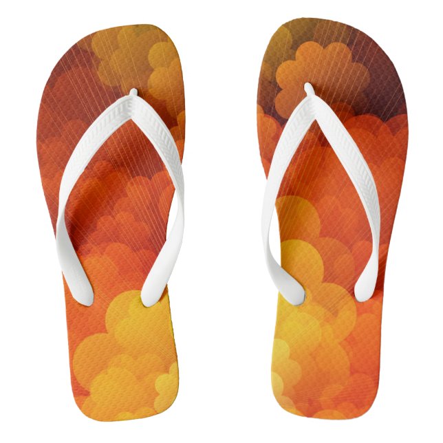 Adult Flip Flops, Wide Straps Flops (Footbed)