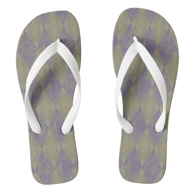 Adult Flip Flops, Wide Straps Flops (Footbed)