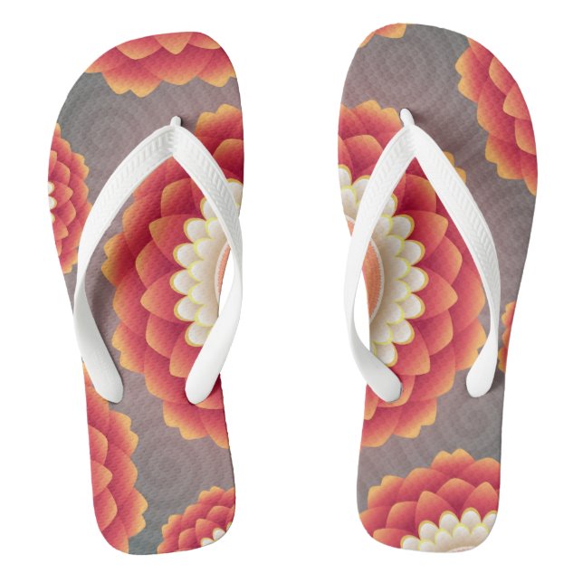 Adult Flip Flops, Wide Straps Flops (Footbed)