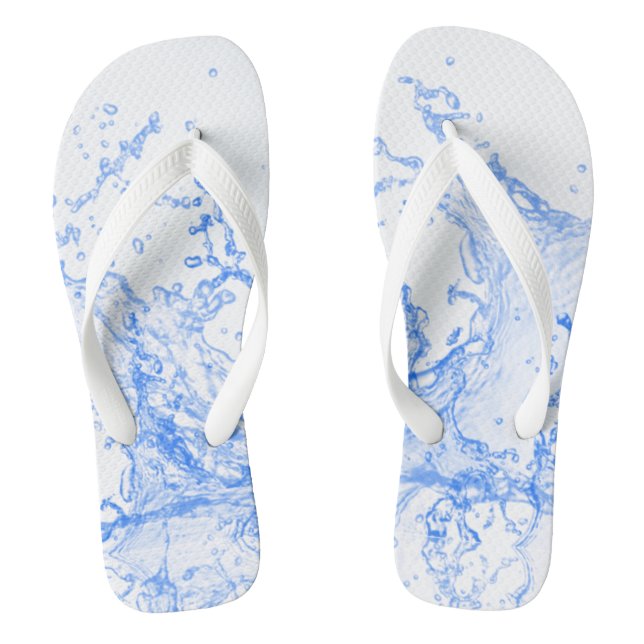 Adult Flip Flops, Wide Straps Flops (Footbed)