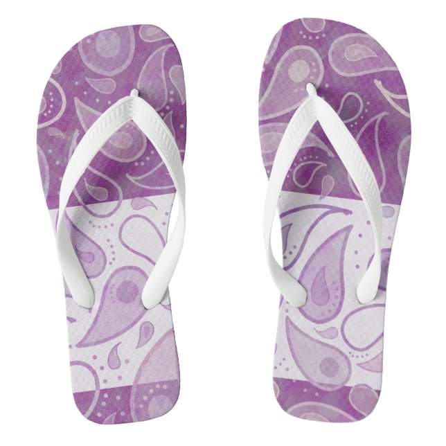 Adult Flip Flops, Wide Straps Flops (Footbed)
