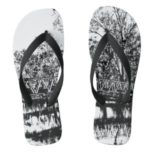 Adult Flip Flops, Wide Straps Flops