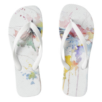 Adult Flip Flops, Wide Straps Flops