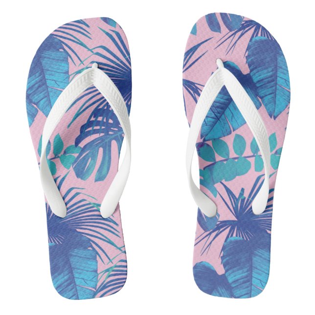 Adult Flip Flops, Wide Straps Flops (Footbed)
