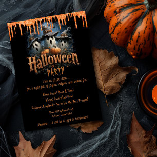 Adult Fun Halloween Costume Party Invitation