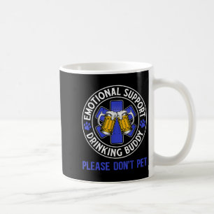 Adult Funny Drinking Emotional Support Drinking Bu Coffee Mug