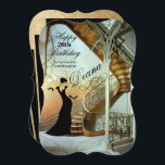 Adult Granddaughter Birthday Art Deco card<br><div class="desc">I hope you enjoy this great Birthday Card to a Granddaughterwith this Art Deco Scene and Fancy Girl Silhouette on it. You can change ALL THE PERSONAL INFORMATION on the Birthday Card to meet your needs. You can change the Date, Birthday Name and Name of who it is from. Enjoy!...</div>