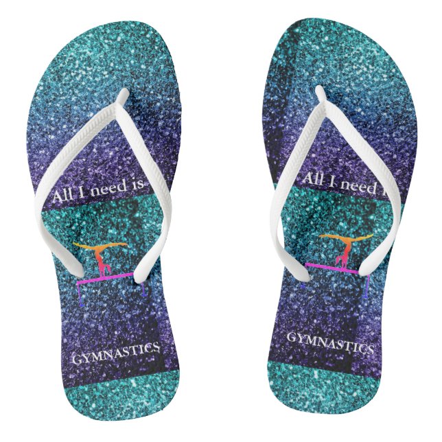 ADULT GYMNASTICS FLIP FLOPS - TEEN - SANDALS (Footbed)